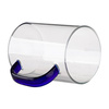 Glas 450 ml met marineblauw handvat voor sublimatie 