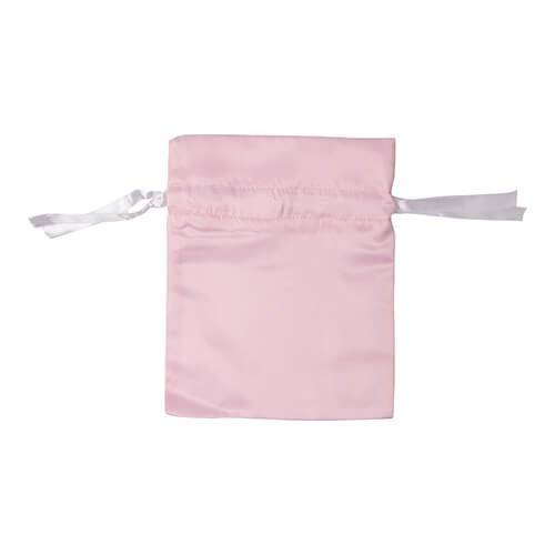 Sac en satin 15 x 19 cm pour sublimation - rose