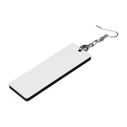 Earrings made of MDF for sublimation - rectangle