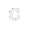 Lettre décorative en MDF pour sublimation - 10 cm C