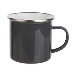 Metal mug 360 ml for thermal transfer - gray