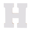 Decorative letter 25 cm made of MDF for sublimation - H