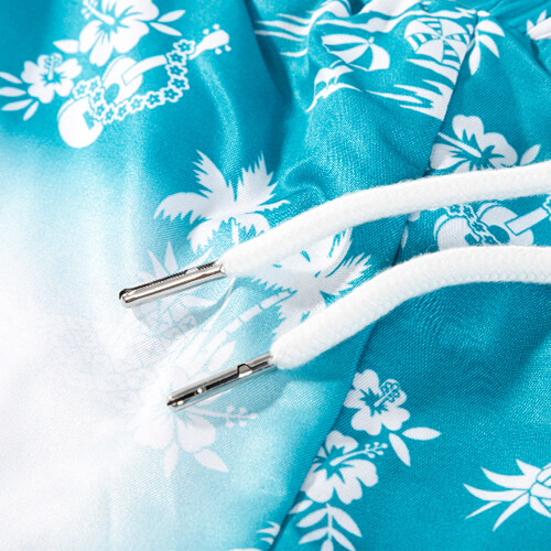 Men's sublimation beach shorts - coconut palms