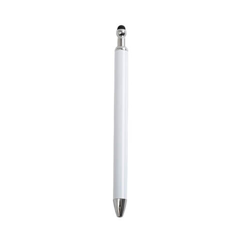 Sublimation pen - white with stylus tip + shrink film