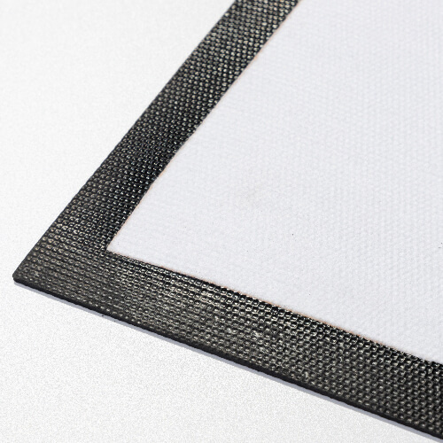 Törlőkendő 85 x 60 cm fekete gumira, szublimációhoz