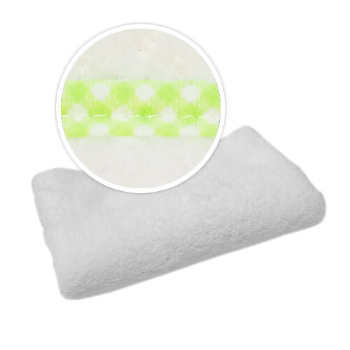 Zöld kockás díszített takaró Szublimáció