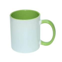 Mug A+ 330 ml FUNNY vert clair Sublimation Transfert Thermique