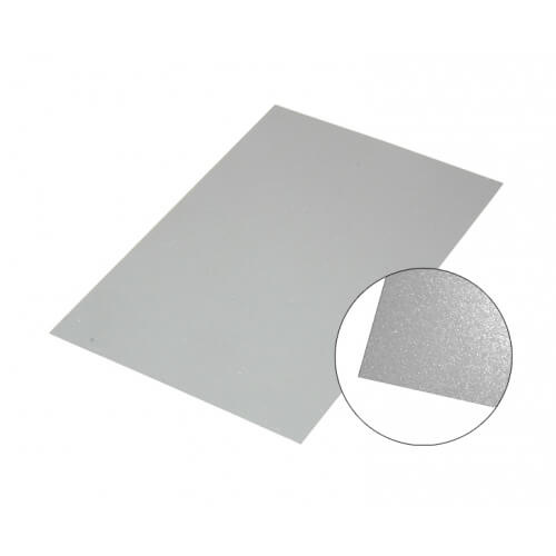 Glimmend zilveren aluminium plaat 20 x 30 cm Sublimatie thermische overdracht