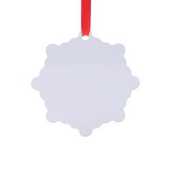 Metal pendant for sublimation - Snowflake