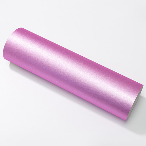 Ett ark självhäftande folie - rosa glansig