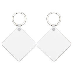 Double-sided MDF keychain for sublimation - square