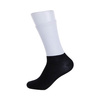 Sports socks with a black sublimation foot
