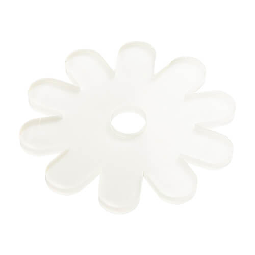 Badge en acrylique pour sublimation - chrysanthème