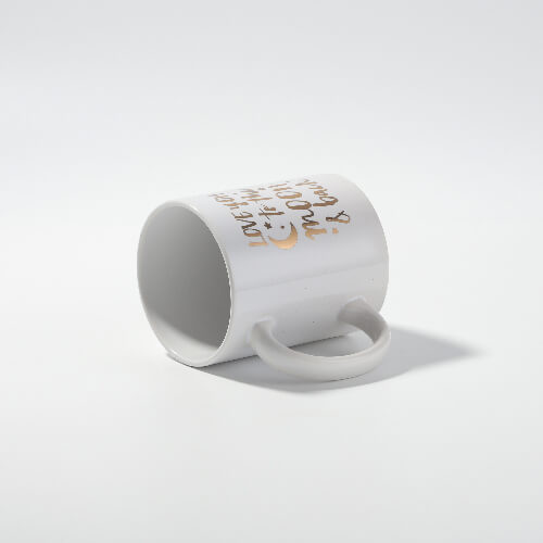 Mok 330 ml met gouden sublimatie - Love You to the moon & back