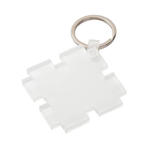 Acrylic keychain for sublimation keys - a puzzle
