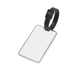 Bagažo etiketė 5 x 8 cm metalinė sublimacinė terminio perdavimo etiketė