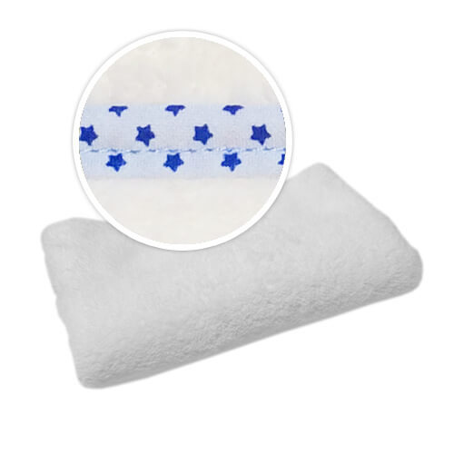 Takaró kék csillagokkal Szublimációs szalaggal