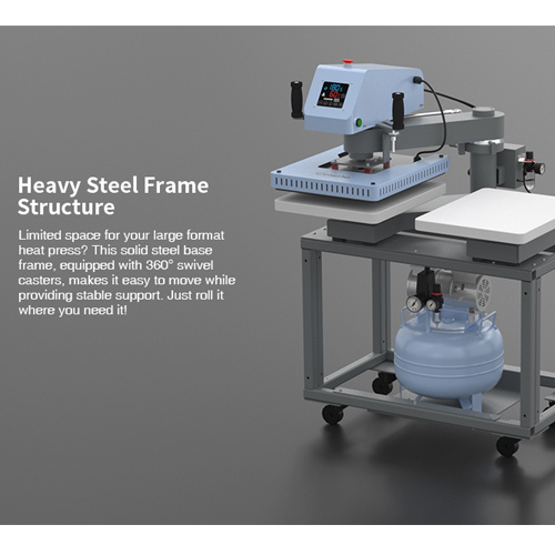 Dwustanowiskowa prasa płaska OtterPro Air Press Swing Dual 40 x 50 cm