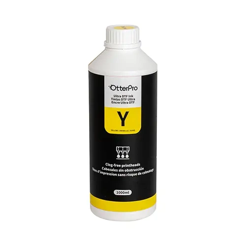 OtterPro Ultra DTF tinte 1000 ml - dzeltena