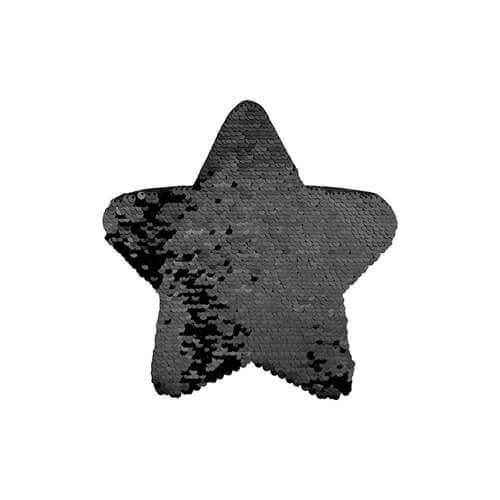 Divkrāsu fliteri sublimācijai un tekstilmateriālu aplikācijai - melna zvaigzne