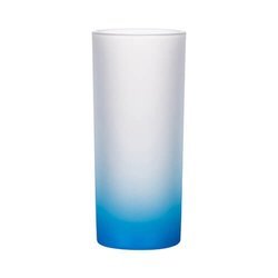 Szklanka 200 ml szroniona do sublimacji - błękitny gradient
