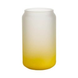 Szklanka 400 ml szroniona do sublimacji - żółty gradient
