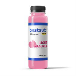 Tusz sublimacyjny BestSub Eco - Light Magenta 100 ml 