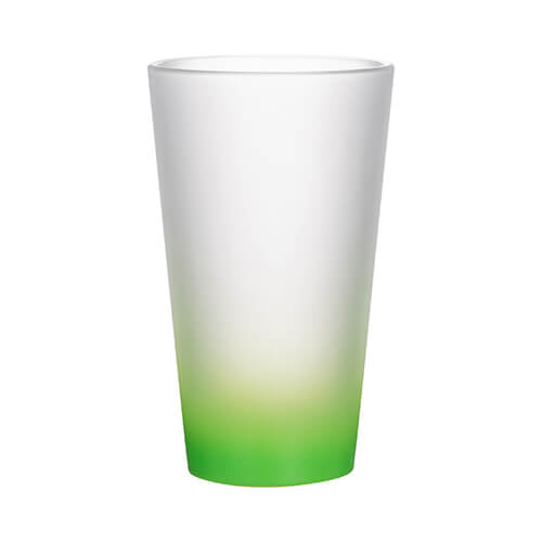 Szklanka 450 ml szroniona do sublimacji - zielony gradient