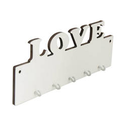 Cadru MDF pentru sublimare - Suport de chei LOVE 