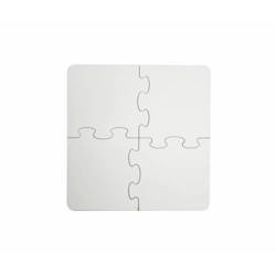 Puzzle MDF pad de cană 19 x 19 cm 4 elemente Sublimare transfer termic