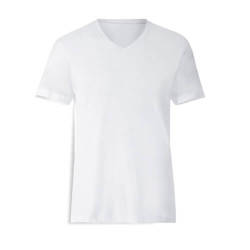 Tricou alb V-NECK Cotton-Touch T-shirtSublimare Transfer termic