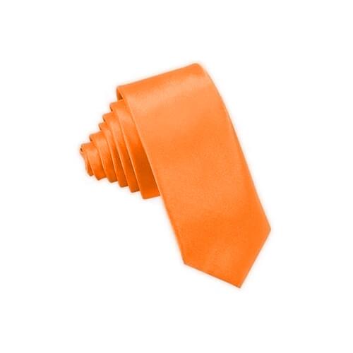 Cravată portocalie Transfer termic prin sublimare