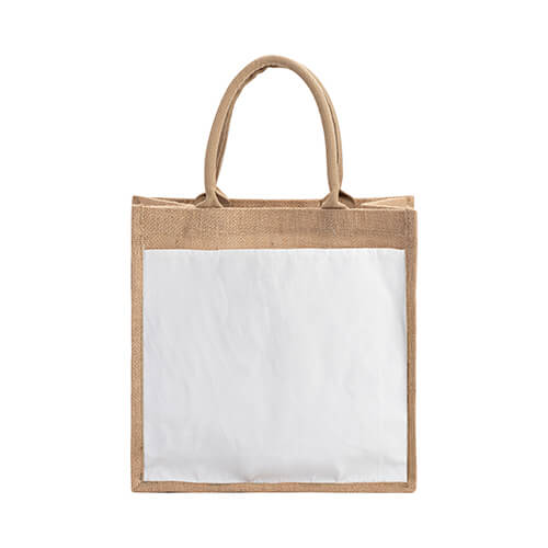 Sac de iută 30 x 30 x 19 cm pentru sublimare