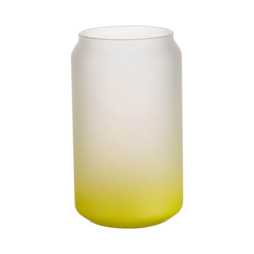 Sticlă mată de 400 ml pentru sublimare - gradient verde lime