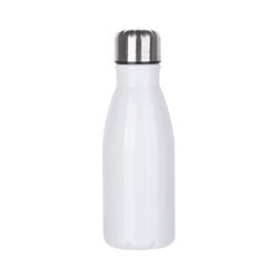 Botella de aluminio de 450 ml para sublimación - blanco