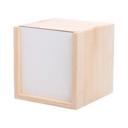 Caja de madera de 10 x 10 x 10 cm para sublimación