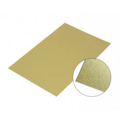 Lámina de aluminio dorado brillo 40 x 60 cm Sublimación Transferencia Térmica