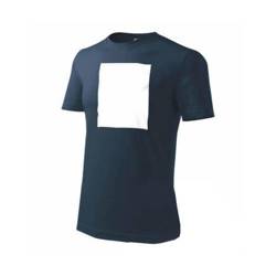 PATCHIRT - camiseta de algodón para impresión por sublimación - box print vertical - Navy marino