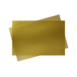 Resma (50 hojas) de lámina de cristal dorado A4 JP12A