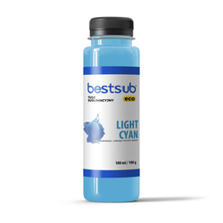 Tinta de sublimación BestSub Eco - Light Cyan 100 ml