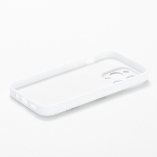 Funda iPhone 14 Plus caucho sublimación blanca Chicle \ Blanco