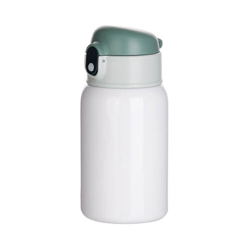 Botella de agua de Steel inoxidable de 450 ml para sublimación - blanco