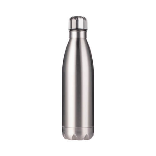 Botella de bebida de Steel de 750 ml para sublimación - plata