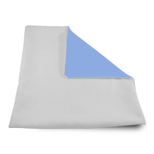 Funda de almohada Soft 32 x 32 cm azul claro Sublimación Transferencia térmica