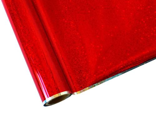 Lámina de estampación en caliente - Glitter Red