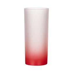 200 ml frostat glas för sublimering - röd gradient