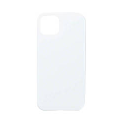 3D glansigt vitt iPhone 14 Pro Max fodral för sublimering