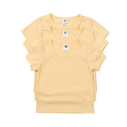 Barns kortärmad t-shirt för sublimering - gul