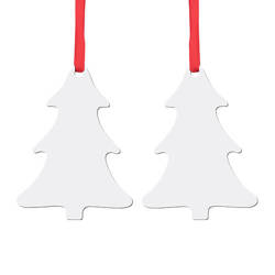 Dubbelsidigt MDF-hänge för sublimering - julgran