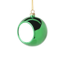 Julgranskula Ø 6 cm för sublimering - grön
